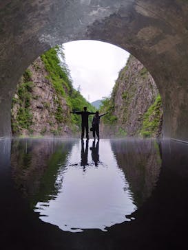 清津峡渓谷トンネルに投稿された画像（2024/5/6）