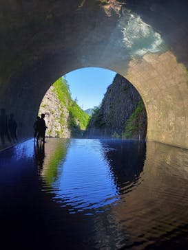 清津峡渓谷トンネルに投稿された画像（2024/5/6）