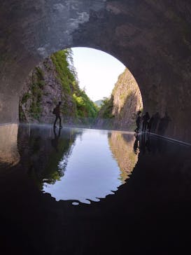 清津峡渓谷トンネルに投稿された画像（2024/5/9）