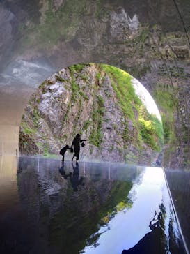 清津峡渓谷トンネルに投稿された画像（2024/5/9）