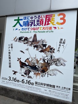 特別展「大哺乳類展３－わけてつなげて大行進」に投稿された画像（2024/5/30）