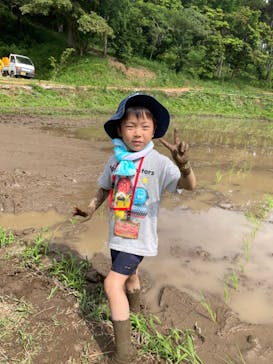 米米CLUB "Farmers BAND" 田植えとさつま芋の苗植え体験に投稿された画像（2024/6/3）