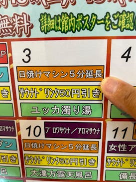 極楽湯 千葉稲毛店に投稿された画像（2024/6/4）