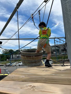 屋外アスレチック「HUGTRATOPS（ハグトラトプス）」に投稿された画像（2024/6/22）