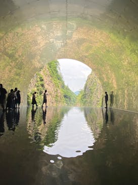 清津峡渓谷トンネルに投稿された画像（2024/7/13）
