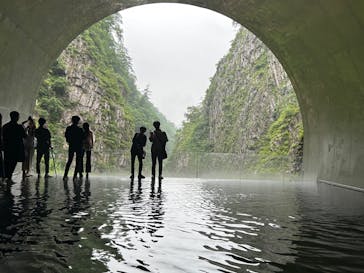清津峡渓谷トンネルに投稿された画像（2024/7/14）