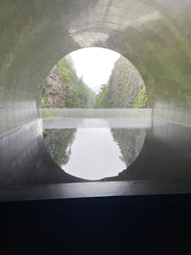 清津峡渓谷トンネルに投稿された画像（2024/7/15）