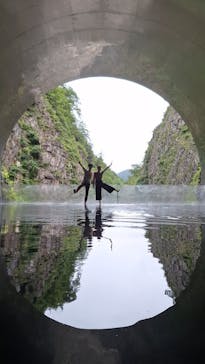 清津峡渓谷トンネルに投稿された画像（2024/7/15）