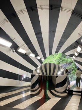 清津峡渓谷トンネルに投稿された画像（2024/7/15）