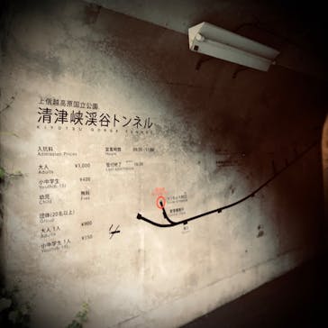 清津峡渓谷トンネルに投稿された画像（2024/7/18）