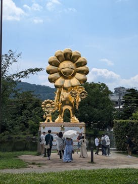 京都市美術館開館90周年記念展「村上隆 もののけ 京都」に投稿された画像（2024/7/21）