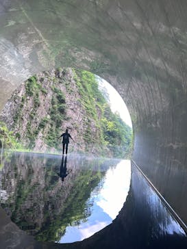 清津峡渓谷トンネルに投稿された画像（2024/7/26）