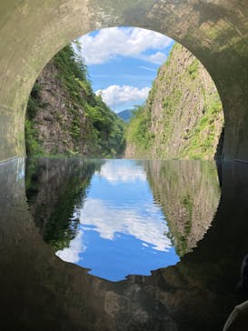 清津峡渓谷トンネルに投稿された画像（2024/7/28）