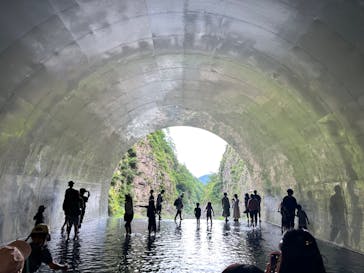 清津峡渓谷トンネルに投稿された画像（2024/7/28）