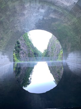 清津峡渓谷トンネルに投稿された画像（2024/8/4）