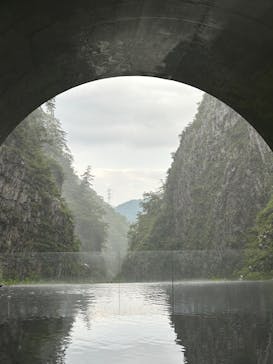 清津峡渓谷トンネルに投稿された画像（2024/8/4）