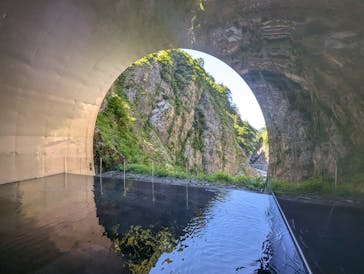 清津峡渓谷トンネルに投稿された画像（2024/8/4）