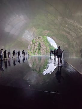 清津峡渓谷トンネルに投稿された画像（2024/8/10）