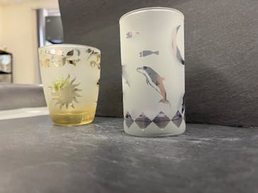 サンドブラスト本部教室 砂で削るガラス工芸教室に投稿された画像（2024/8/11）