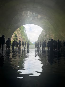 清津峡渓谷トンネルに投稿された画像（2024/8/12）