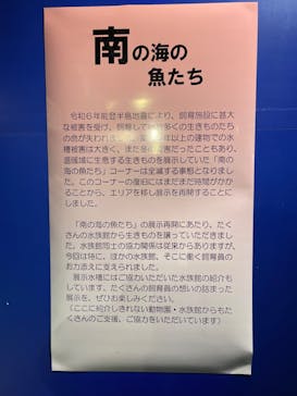 のとじま水族館に投稿された画像（2024/8/14）