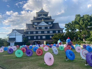 岡山城天守に投稿された画像（2024/8/14）