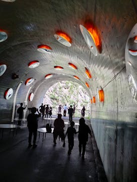 清津峡渓谷トンネルに投稿された画像（2024/8/14）