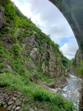 清津峡渓谷トンネルに投稿された画像（2024/8/14）