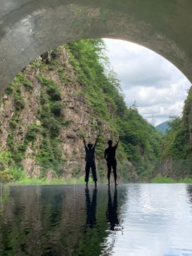 清津峡渓谷トンネルに投稿された画像（2024/8/15）