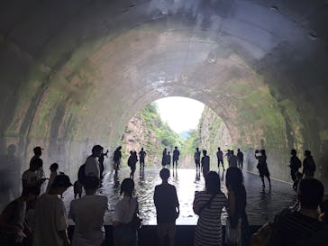 清津峡渓谷トンネルに投稿された画像（2024/8/15）