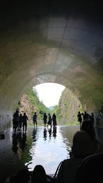 清津峡渓谷トンネルに投稿された画像（2024/8/15）