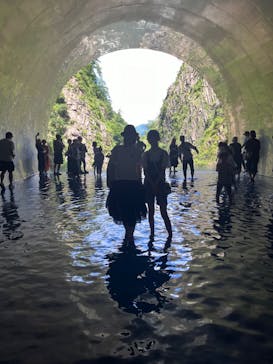 清津峡渓谷トンネルに投稿された画像（2024/8/15）