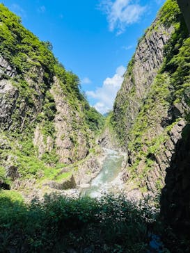 清津峡渓谷トンネルに投稿された画像（2024/8/15）
