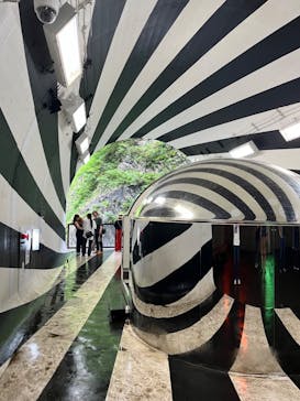 清津峡渓谷トンネルに投稿された画像（2024/8/16）