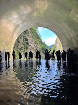 清津峡渓谷トンネルに投稿された画像（2024/8/16）