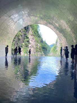 清津峡渓谷トンネルに投稿された画像（2024/8/16）