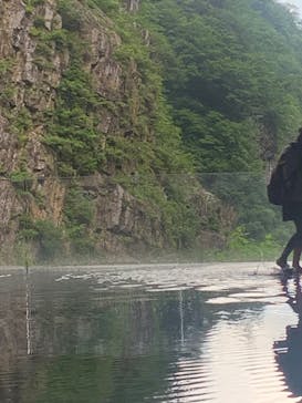 清津峡渓谷トンネルに投稿された画像（2024/8/16）