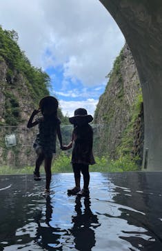 清津峡渓谷トンネルに投稿された画像（2024/8/17）