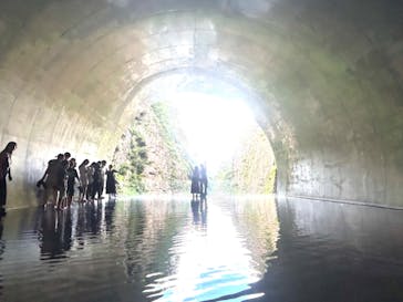 清津峡渓谷トンネルに投稿された画像（2024/8/17）