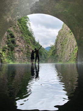 清津峡渓谷トンネルに投稿された画像（2024/8/10）