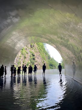 清津峡渓谷トンネルに投稿された画像（2024/8/18）