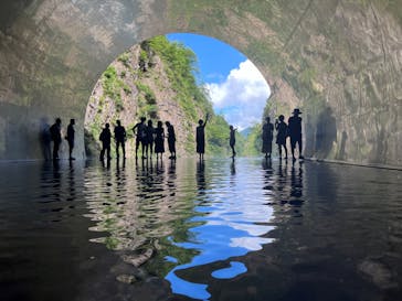清津峡渓谷トンネルに投稿された画像（2024/8/18）