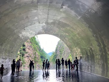清津峡渓谷トンネルに投稿された画像（2024/8/24）