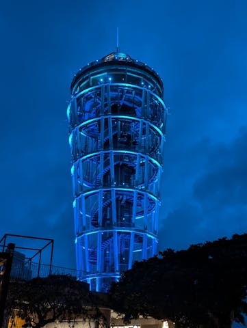 江ノ島 コレクション キャンドル 雨