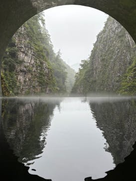 清津峡渓谷トンネルに投稿された画像（2024/9/1）