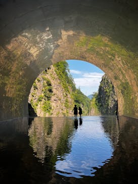 清津峡渓谷トンネルに投稿された画像（2024/9/8）