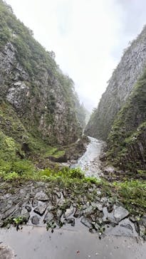 清津峡渓谷トンネルに投稿された画像（2024/9/15）