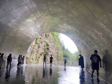 清津峡渓谷トンネルに投稿された画像（2024/9/16）