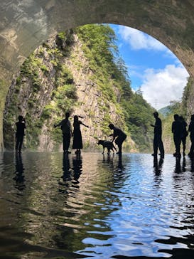 清津峡渓谷トンネルに投稿された画像（2024/9/16）