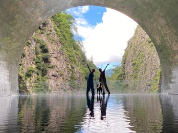 清津峡渓谷トンネルに投稿された画像（2024/9/17）